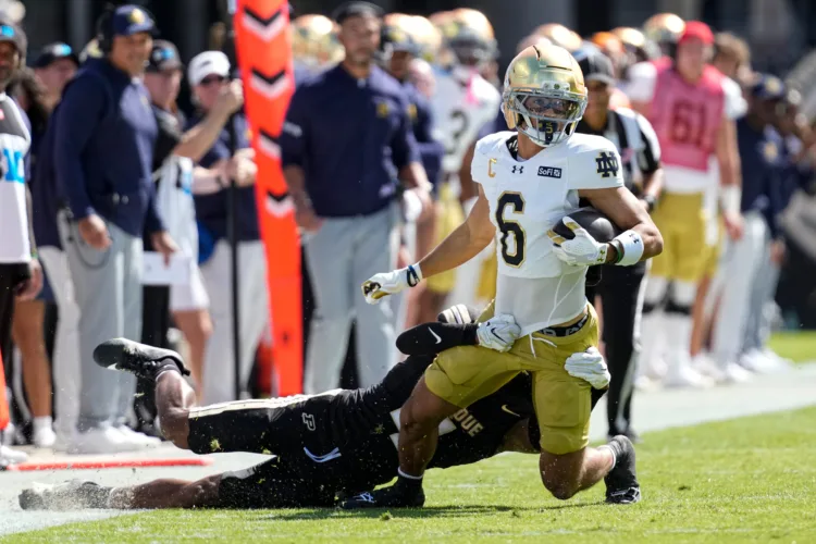 Faison thriving in No. 3 Notre Dame's offense after giving up lacrosse